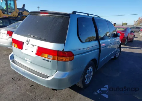 2004 Honda Odyssey Ex z USA, uszkodzony, nr VIN 5FNRL18884B136866